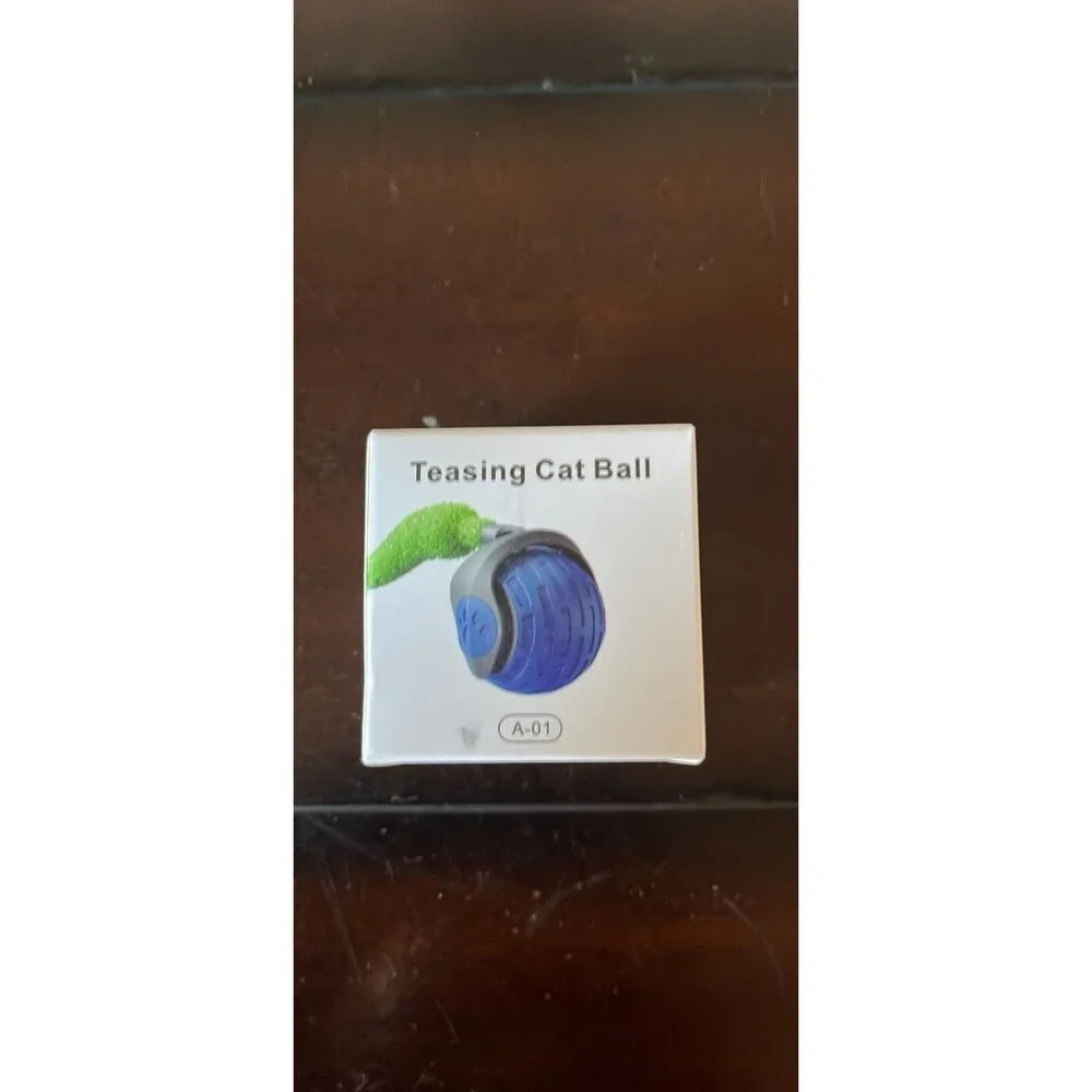 New Cat Toy Intelligent Electric Touch Rolling Ball with Tail Teasing Cat Toy